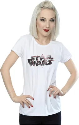 Produktbild von Star Wars - "The Last Jedi" T-Shirt für Damen BI42518 (XXL) (Weiß)