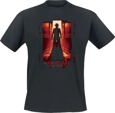 Produktbild von A Nightmare on Elm Street T-Shirt Herren He Knows Where You Sleep schwarz XL