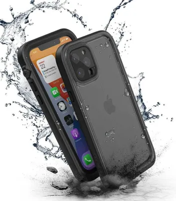 Zdjęcie produktu dla Wodoodporne etui Catalyst do iPhone'a 12 Pro Stealth Black