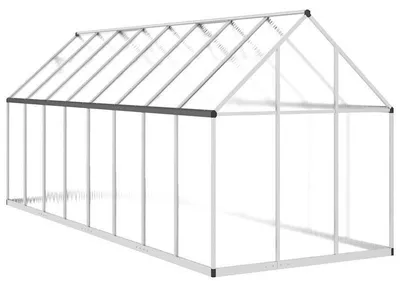 Image de Kweekkas – Structure en aluminium robuste – 445 x 169 x 195 cm – Plastique durable – Montage facile