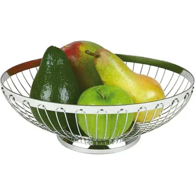 Immagine prodotto di APS Körbe / Schalen aus Metall   Brot- und Obstkorb, oval 30240