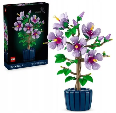 Produktbild von Lego Botanicals 10372 Hibiskus-Dekorative Blume Geschenk 660 Teile Klocki LEGO