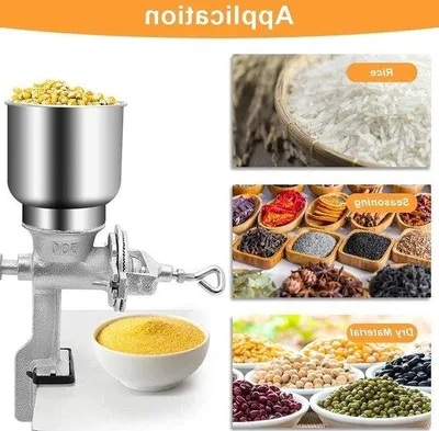 Produktbild von Famanu Handmühle für Getreide - für Mais, Reis, Nüsse, Gewürze