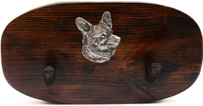 Productafbeelding van Art-Dog Wandkapstok – Welsh Corgi – met 2 haken