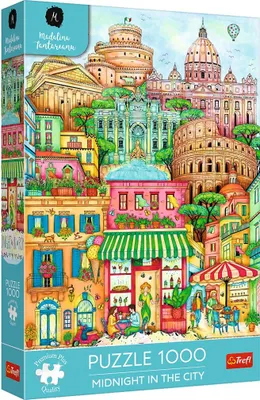 Zdjęcie produktu dla Trefl PUZZLE 1000 PremPlus O północy w Rzymie 12072
