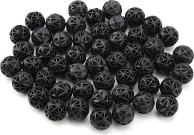 Immagine prodotto di Palla biochimica con 50 pezzi filtro bioporoso con cotone materiale per acquario laghetto 16 mm