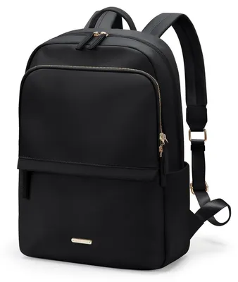 Produktbild von Laptop-Rucksack für Damen, schmale Computertasche, 14 Zoll, Schwarz
