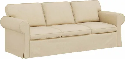 Zdjęcie produktu dla vidaXL Sofa Kremowa 215 x 82 x 80 cm Tkanina