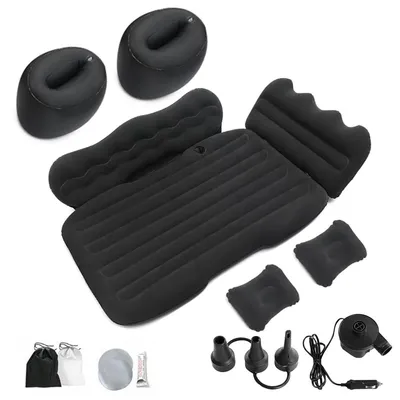 Produktbild von Aufblasbare Auto-Matratze 128x77cm – Komfortable Reise-Luftmatratze für SUV, Home & Outdoor, Gepolstert, Tragbar, Ideal für Camping & Reisen