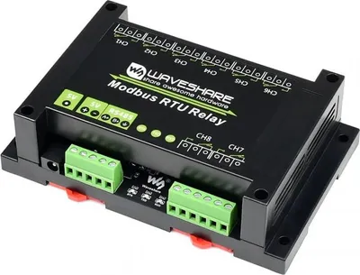 Obrázok produktu pre Modul s 8 relé, ovládaný cez RS485 Modbus RTU