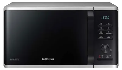 Produktbild von Samsung MS23B3515AS, Arbeitsplatte, Solo-Mikrowelle, 23 l, 1150 W, Eingebautes Display, LED