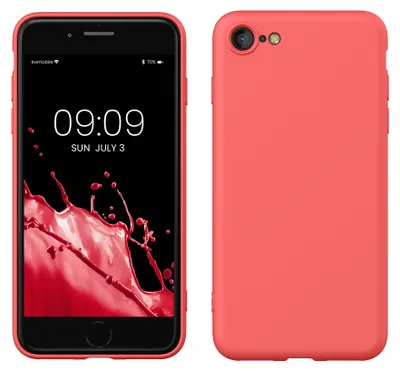 Produktbild von kwmobile Handyhülle für iPhone SE 2022 Hülle / iPhone SE 2020 / iPhone 8 / iPhone 7, für iPhone SE Hülle - Schutzhülle für kabelloses Laden - Case in