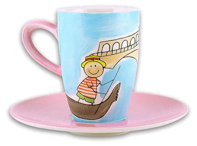 Produktbild von Mila Keramik Espresso-Tasse mit Untere, Venedig