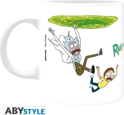Immagine prodotto di Tazza in Vetroceramica Rick and Morty - Portal 2 (320 ml)