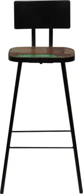 Produktbild von vidaXL Barhocker 2 Stk. Massives Altholz