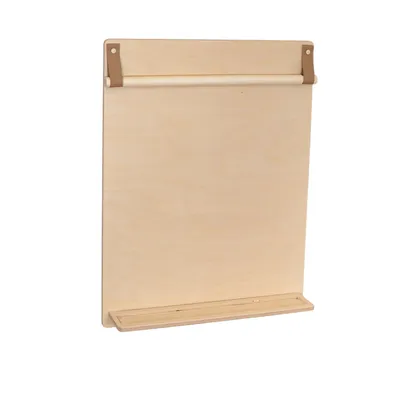 Image de Tableau mural à dessin enfant en bois 70 x 53 cm - Fixation murale pour chambre d’enfant