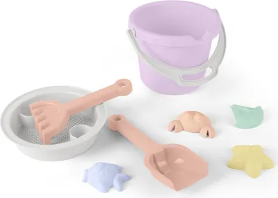 Zdjęcie produktu dla Zestaw do piasku pastel pink 8 el. / Dantoy