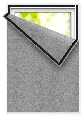 Image de Rideaux occultants gris - 200 x 150 cm - 1 panneau