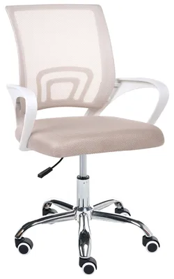 Produktbild von BELIANI Bürostuhl Beige aus Stoff Höhenverstellbar Drehbar Modernes Design Schreibtischstuhl Drehstuhl für Home Office Büro