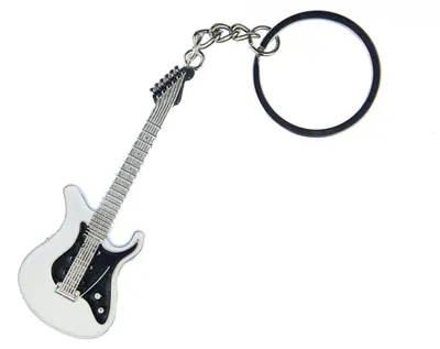 Produktbild von E-Gitarre Schlüsselanhänger Miniblings Anhänger Schlüsselring Gitarre Musik Gitarrist