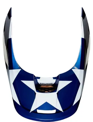 Obrázek produktu pro Fox V1 Se Helm Visier - Mxon [Wht/Rd/Blu] Größe: M