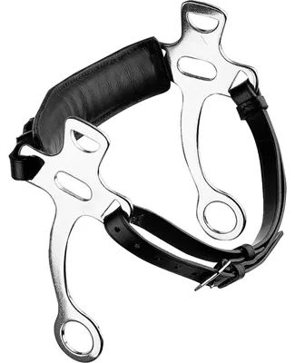 Obrázok produktu pre Sprenger Hackamore with stainless steel, veľkosť:Warmblood, materiál:56, farba:čierna