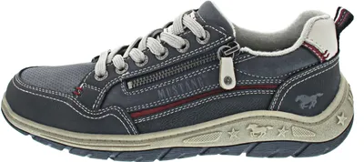Produktbild von MUSTANG Herren Halbschuhe mit Schnürsenkel und Reißverschluss, Absatz 4 cm, Schafthöhe 7 cm