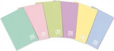 Produktbild von Blasetti One Color Pastel Notizbuch A4 21 Blätter Mehrfarbig
