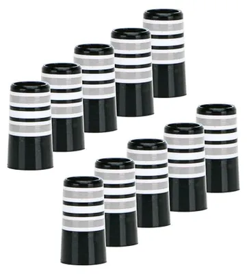 Imagen del producto de Mangas cónicas para palos de golf - 10 unidades - Compatibles con ejes de 0,370 pulgadas - Fabricadas con material GLB de alta calidad - Fácil instalación - Ajuste perfecto - Para palos de golf