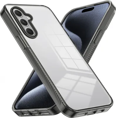 Produktbild von Hülle für Samsung Galaxy A54 5G Rutschfest Kristallklare Stoßfeste TPU Bumper Handyhülle Schwarz
