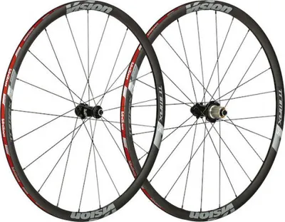 Image de Jeu de roues Vision Trimax 25 Disc Clincher 622x17 mm Noir - rapide en toutes circonstances...