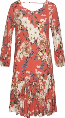 Produktbild von s.Oliver Jerseykleid koralle-bedruckt Größe 34