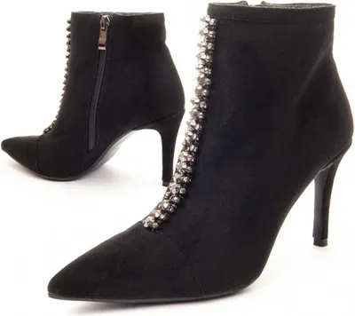 Produktbild von Montevita Heel Ankle Boot Pedrerint Schwarz
