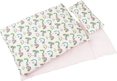 Obrázok produktu pre Posteľná bielizeň pre bábiku Rainbow