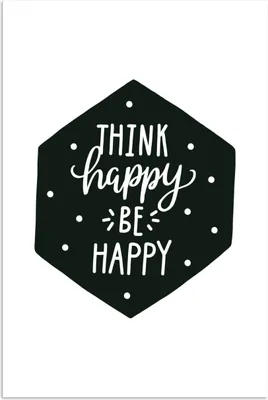 Produktbild von MuchoWow® Poster Zitat - Glücklich - Kind - Jungen - Mädchen - Baby - Kinder 80x120 cm - Papierdruck