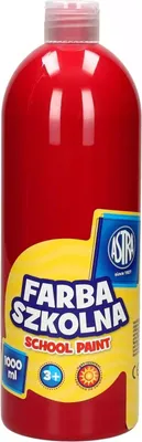 Produktbild von Astra Schulplakatfarbe 1000 ml - Rot dunkel