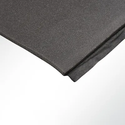 Produktbild von LYSEL® Velours Auto Schaumstoff anthrazit kaschiert 10mm schwarz Breite 150cm