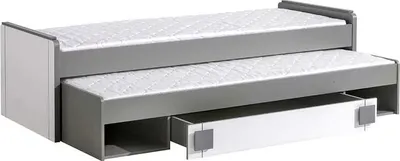 Produktbild von DOPPELBETT KINDERBETT JUGENDBETT + BETTKASTEN BETT EICHE 2 x BETTEN HOCHBETT