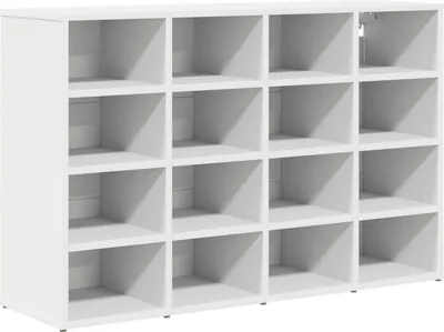 Obrázek produktu pro Skříň na obuv s policí Bílá 103 x 30 x 67 cm kompozitní dřevo