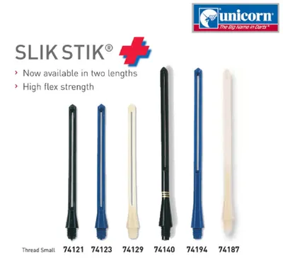 Produktbild von Unicorn SlickStick Plus Schaft - m/weiß -- 1 Satz