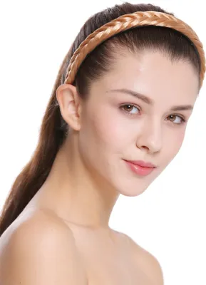 Produktbild von WIG ME UP Geflochtener Haarreif Rotblond CXT-001-416