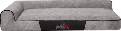 Produktbild von Hundekissen Hundebett Hundekissen Tierbett Katzenbett Hundekorb Schlafplatz - Best - 80 x 53 x 18 cm [Größe: L] - Asche