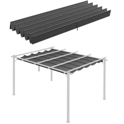 Produktbild von Pavillon Ersatzdach Dach mit Entwässerungslöchern, Schattenabdeckung für Garten & Terrasse 3,5 x 2,5 m