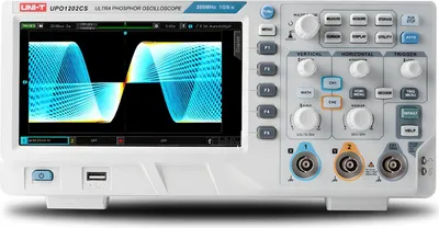 Produktbild von UNI-T Phosphor-Speicher-Oszilloskop UPO1202CS, 2 Kanal, 200 MHz