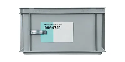 Obrázok produktu pre Poznámka klip na upevnenie f.transport/stacking kontajnera kov