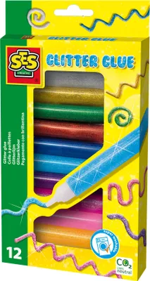 Produktbild von SES Creative Glitzerkleber, Mehrfarbig, 3 Jahr(e), 113 mm, 16 mm, 175 mm, 198,3 g