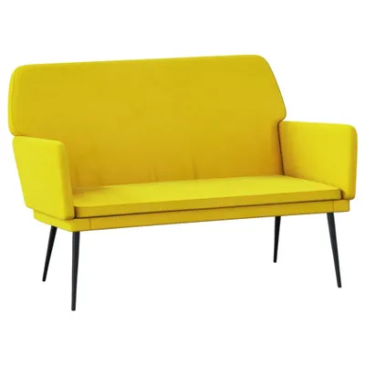 Produktbild von vidaXL Sitzbank Gelb 108x79x79 cm Samt