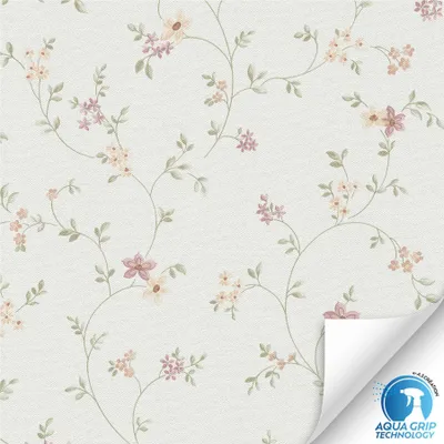 Produktbild von Vliestapete selbstklebend 78455-1 Designdrop Landhaus weiß rosa
