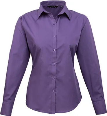 Immagine prodotto di Premier Workwear - Camicetta a maniche lunghe in popeline da donna