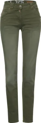 Produktbild von 29160 Cecil, Gesa, Damen Jeans Hose, Stretchdenim, khaki, W 25 L 32